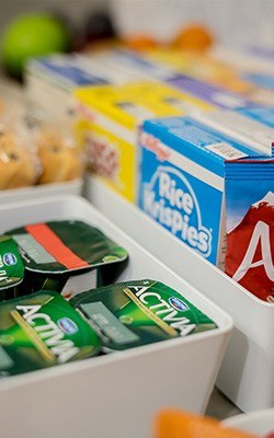 close up view of breakfast cereal